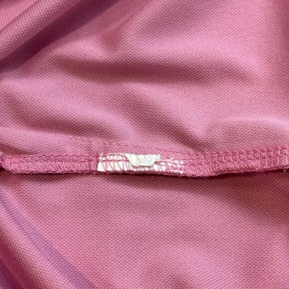 Nicklaus Mens Pink Hibiscus Pattern Golf Polo Shirt Short Sleeve Collared 2XL - Picture 6 of 10